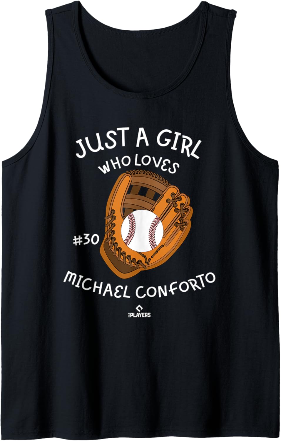 A Girl Who Loves Michael Conforto Baseball Player New York Tank Top Tank Top | US Best Seller