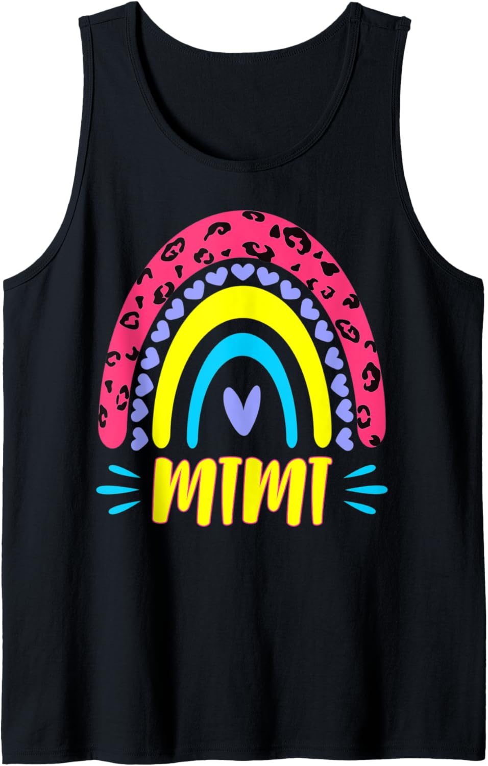Leopard Rainbow Cheetah Print Grandma Graphic Mimi Life Tank Top Tank Top Viral TikTok Find Gift Ready