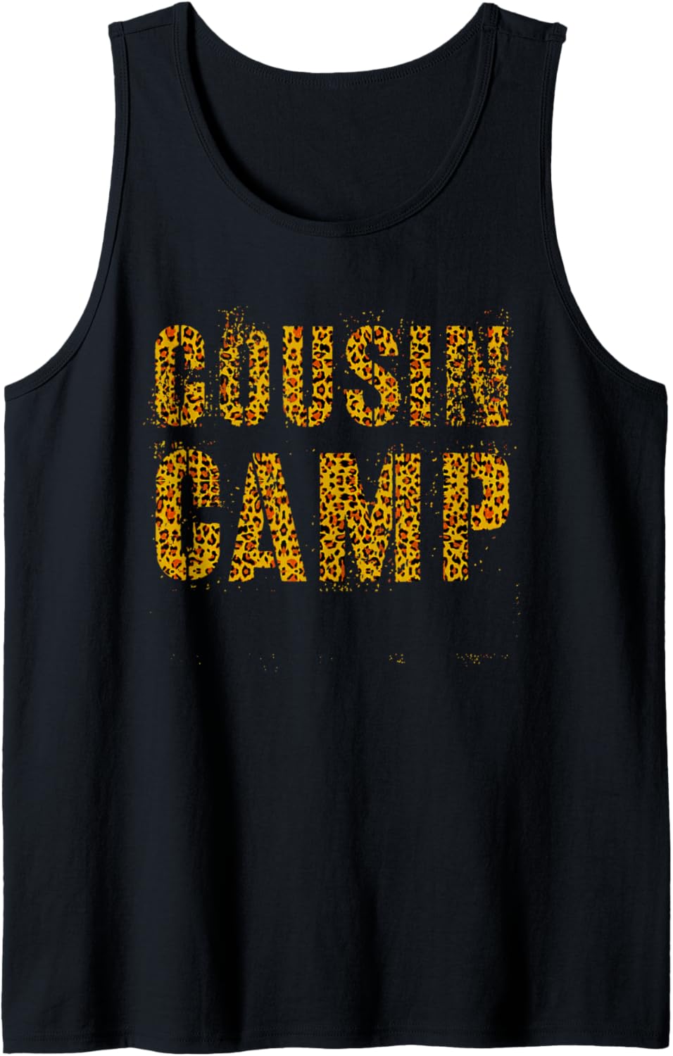 Cute COUSIN CAMP Leopard Print Funny Nana Dada Reeducation Tank Top Tank Top Premium Print Best Seller Look