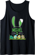 Bunny Matching Family Easter Day Kids Name Michael Tank Top Tank Top | Trending 2025