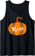 Fall Pumpkin Leopard Print Mimi Gifts Cheetah Women Tank Top Tank Top Premium Print Everyday Wear