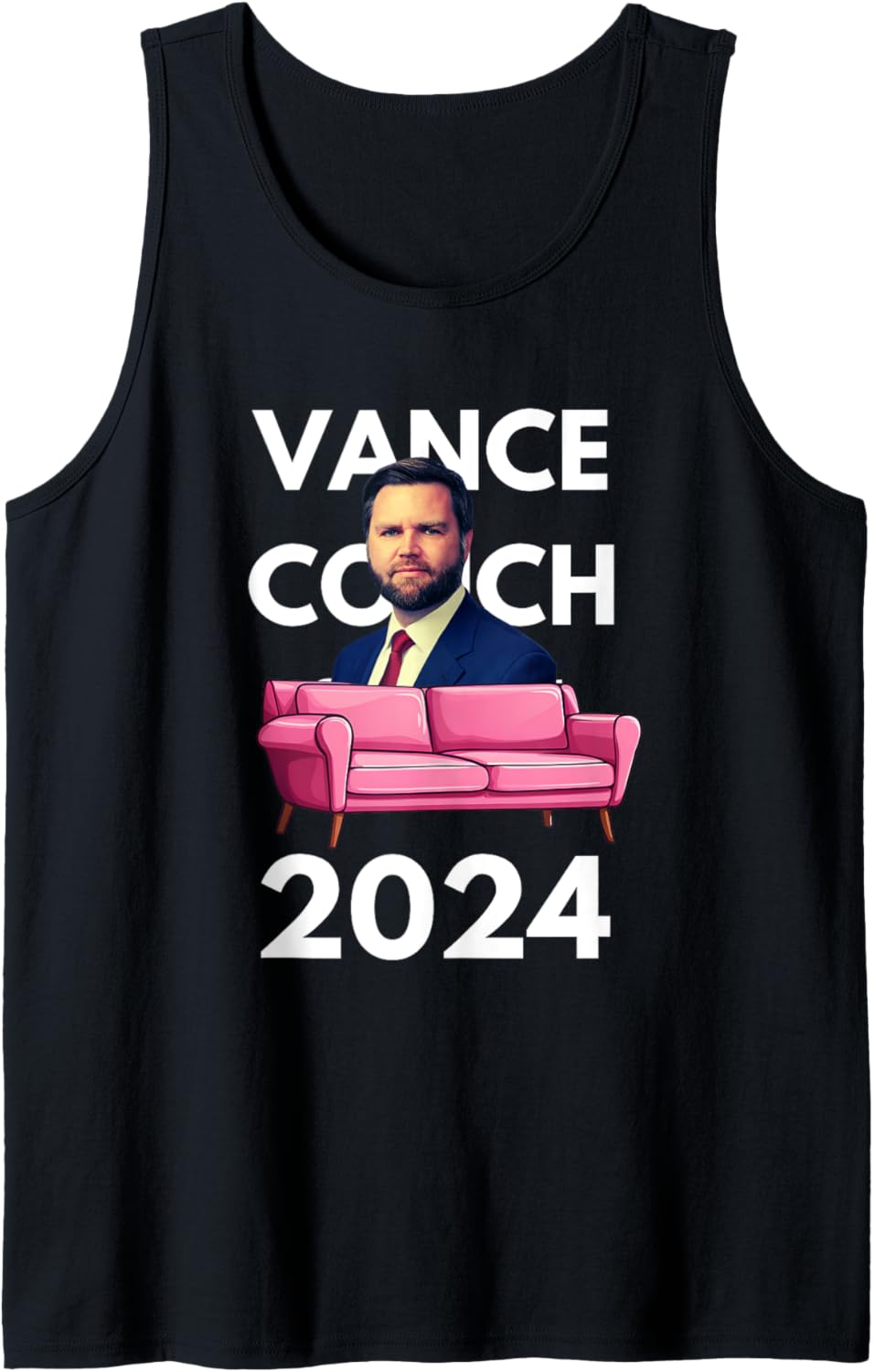 Vance Couch 2024 JD Vance Couches Funny Meme Election Tank Top Tank Top | Trending 2025