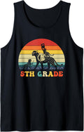 Funny Cheetah Fifth Grade Back to School Teacher Student Tank Top Tank Top Viral TikTok Find Fan Favorite