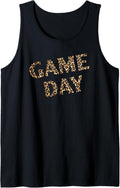Game Day Cheetah Leopard Print Football Woman Men Tank Top Tank Top High Search Demand Hot Right Now