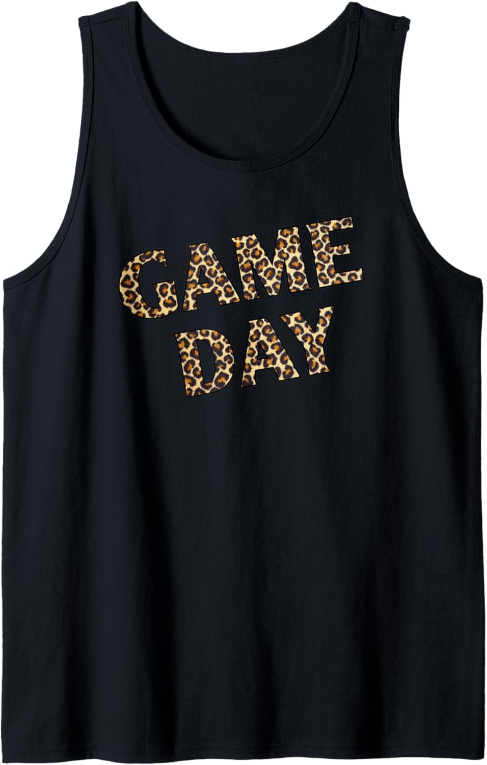 Game Day Cheetah Leopard Print Football Woman Men Tank Top Tank Top High Search Demand Hot Right Now