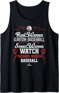 Smart Women Watch Michael Busch Chicago Baseball MLBPA Tank Top Tank Top | Viral Streetwear Style