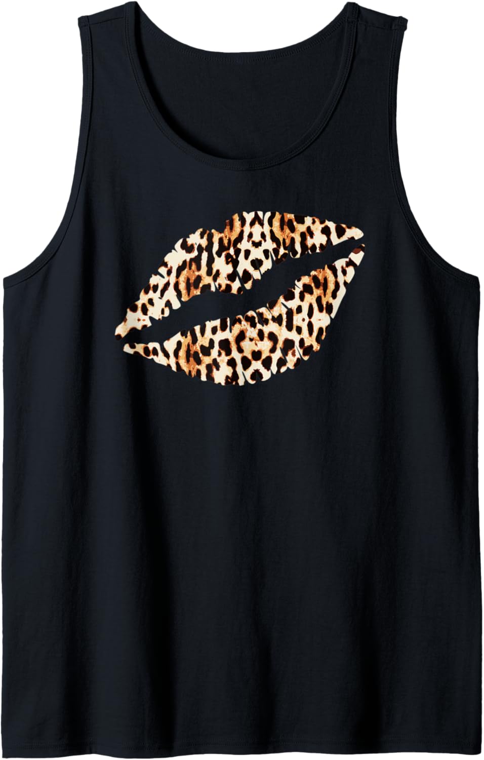 Cool Lips Kiss Me Leopard Cheetah Print Tank Top Tank Top Trending US US Top Pick