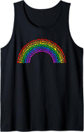 Leopard Print Rainbow Animal Print Cheetah Colorful Tank Top Tank Top Viral TikTok Find Hot Right Now