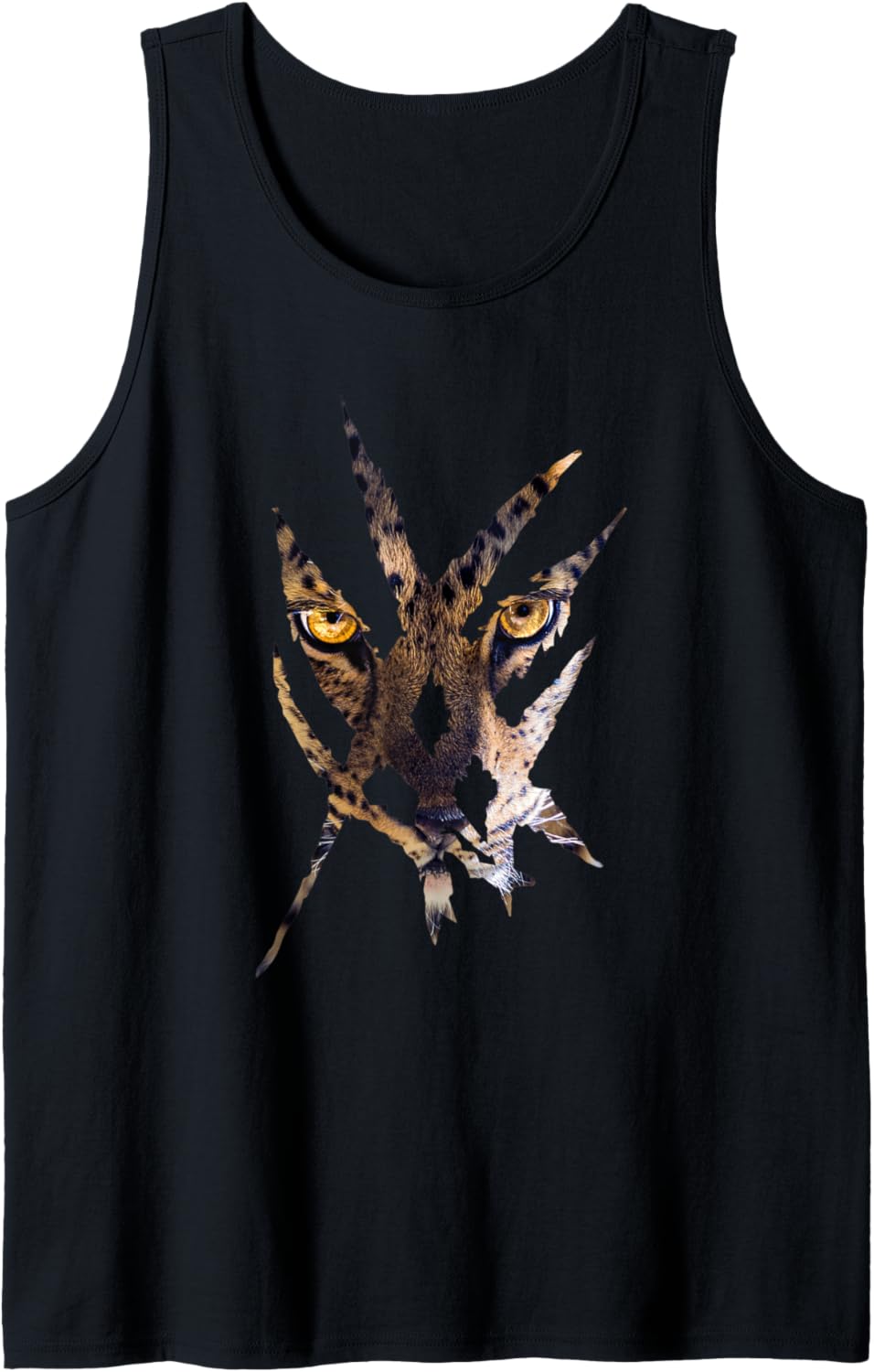 Leopard Cheetah Claws Marks Print Safari Tank Top Tank Top Premium Print Hot Right Now
