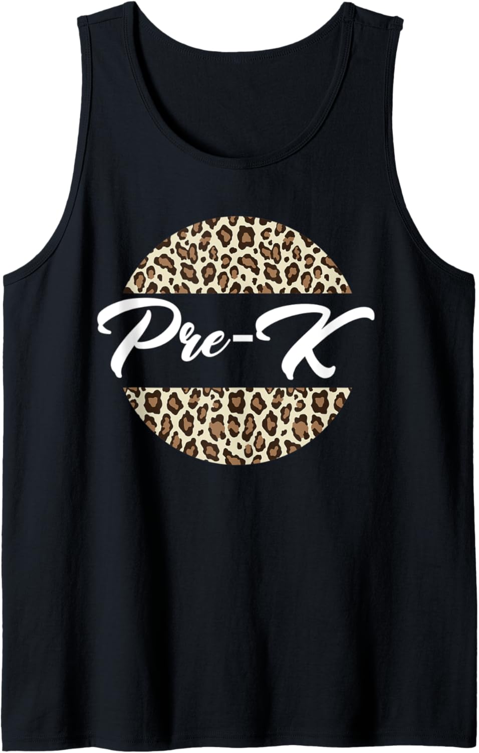 Pre K Cheetah Print Back To School Teacher Student Pre K Tank Top Tank Top Comfort Fit Best Seller Look