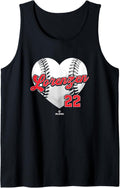 Baseball Heart Michael Lorenzen Philadelphia MLBPA Tank Top Tank Top | Viral Streetwear Style