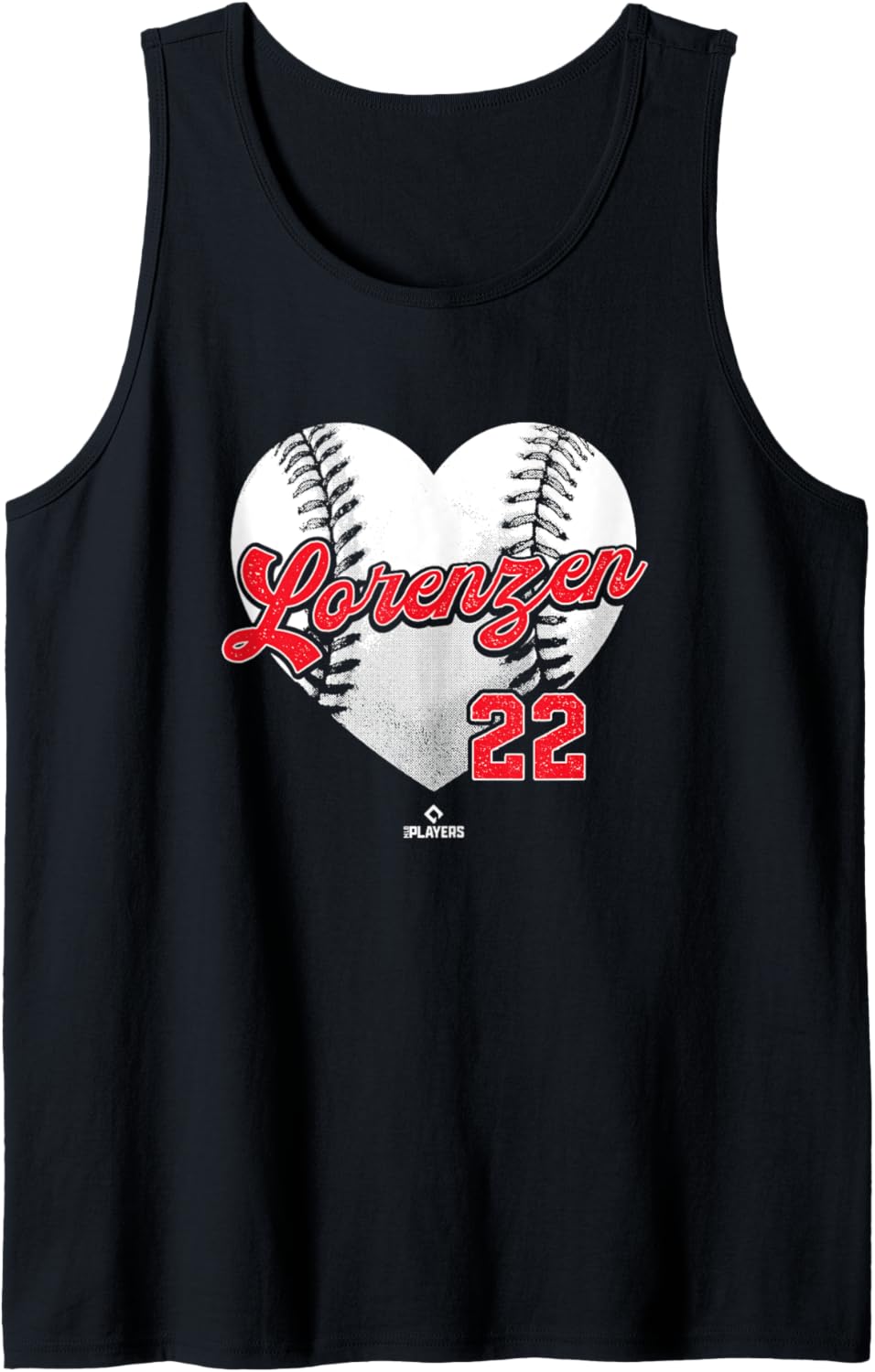 Baseball Heart Michael Lorenzen Philadelphia MLBPA Tank Top Tank Top | Viral Streetwear Style