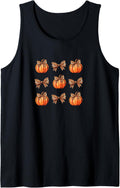 Fall Thanksgiving Blessed Bow Bows Cheetah Grateful Pumpkin Tank Top Tank Top Trending US US Top Pick