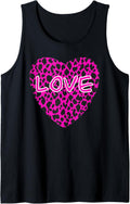 Vintage Leopard Heart Cheetah Y2K Aesthetic Animal Print Tank Top Tank Top Viral TikTok Find Hot Right Now