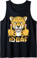 Cheetah Big African Cat Idgaf Tank Top Tank Top Comfort Fit Fan Favorite