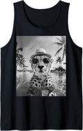 Funny Cheetah Selfie Summer Vacation Safari Animal Lover Tank Top Tank Top High Search Demand Gift Ready