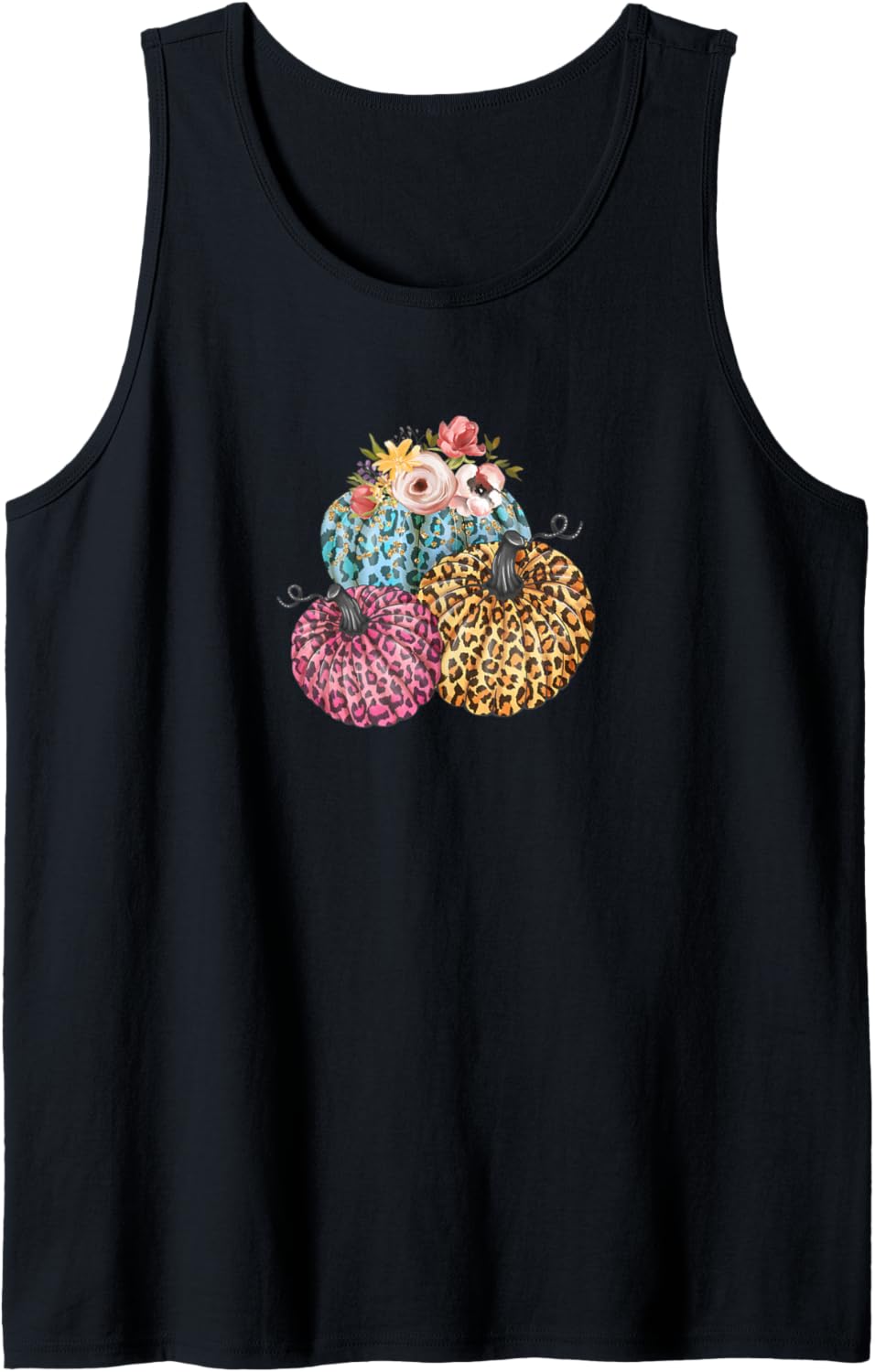 Leopard Pumpkin Shirt Three Wild Rustic Cheetah Pumpkins Tank Top Tank Top Viral TikTok Find Best Seller Look