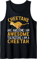 Funny Cheetah Design Cute Cheetah Animal For Cheetah Lover Tank Top Tank Top Premium Print Gift Ready