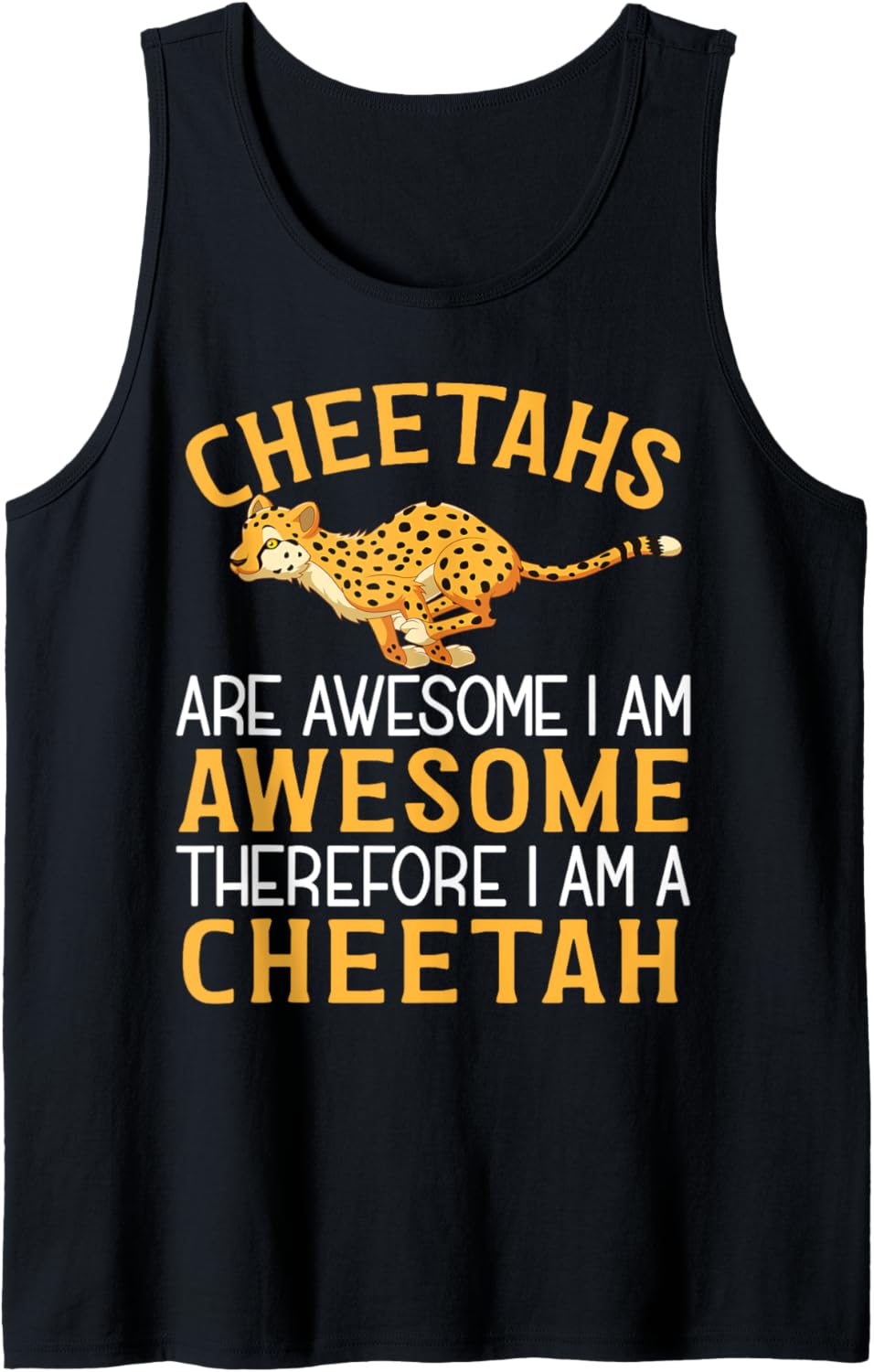 Funny Cheetah Design Cute Cheetah Animal For Cheetah Lover Tank Top Tank Top Premium Print Gift Ready