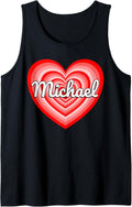 I Love Michael Heart Michael Name Tank Top Tank Top | Premium Quality