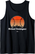 Vintage Baseball Sunset Michael Dominguez Prospect Baseball Tank Top Tank Top | Trending 2025