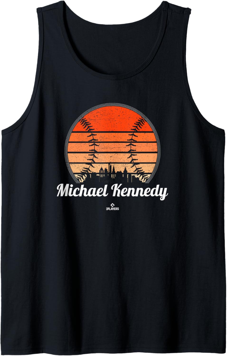 Vintage Baseball Sunset Michael Kennedy Prospect Baseball Tank Top Tank Top | Premium Quality