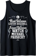 Smart Women Watch Michael Prosecky Prospect Baseball Fan Tank Top Tank Top | Viral Streetwear Style