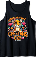 Cheetah African Wild Animal I Just Really Love Cheetahs Tank Top Tank Top Trending US Fan Favorite