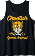 Cheetahs Funny Wild Animal Cheetah Is My Spirit Animal Kids Tank Top Tank Top High Search Demand Gift Ready