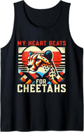 Safari Cheetah Leopard African Wild Animal Tank Top Tank Top Streetwear Style Gift Ready