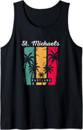 St Michaels Maryland Summer St. Michaels Tropical MD Tank Top Tank Top | Perfect Gift Idea