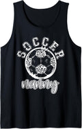 Soccer NANNY Leopard Cheetah Print Retro Trendy Cute Tank Top Tank Top Streetwear Style US Top Pick