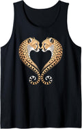 Cheetah Heart Shaped Cheetahs Tank Top Tank Top Premium Print US Top Pick