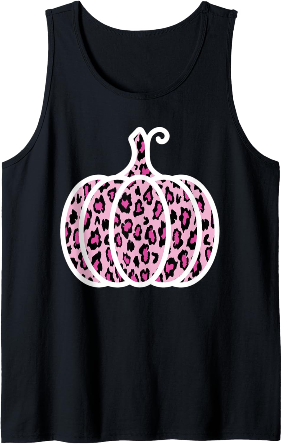Pumpkin Pink Leopard Cheetah Print Halloween Fall Autumn Tank Top Tank Top Comfort Fit Best Seller Look