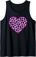 Leopard Print Spots Cheetah Heart Love Women Men Adults Tank Top Tank Top Viral TikTok Find Gift Ready