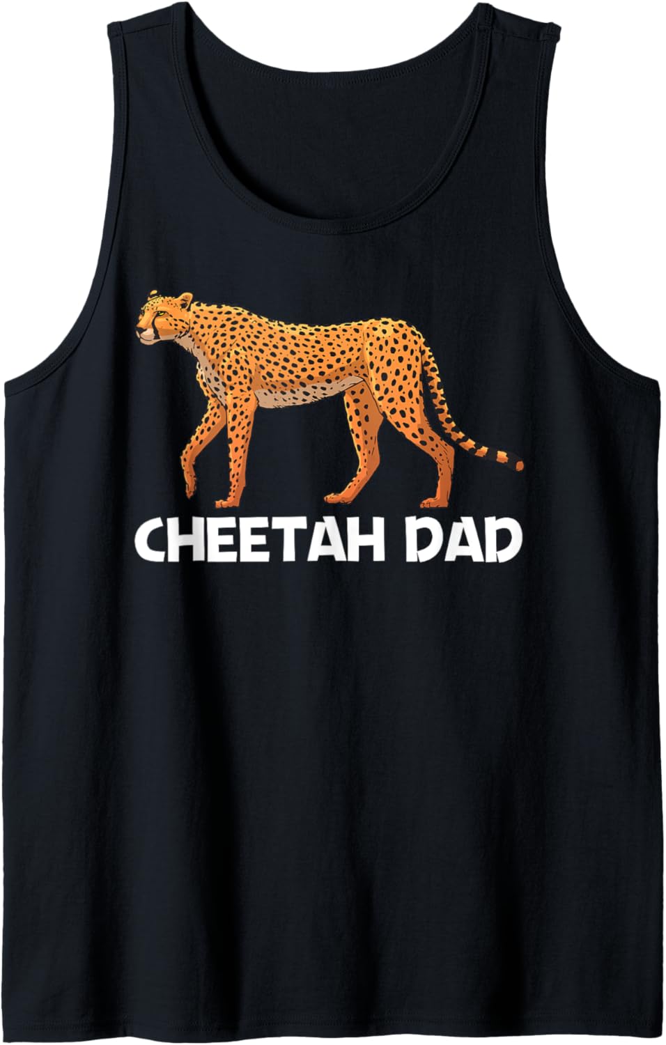Cool Cheetah Design For Dad Father Cat Animal Cheetah Lover Tank Top Tank Top Trending US US Top Pick