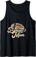 Football Bonus Mom Leopard Cheetah Print Ball Trendy Cute Tank Top Tank Top Streetwear Style Everyday Wear