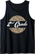 2nd Grade Cheetah Print School Teacher Student Second Grade Tank Top Tank Top Comfort Fit Hot Right Now