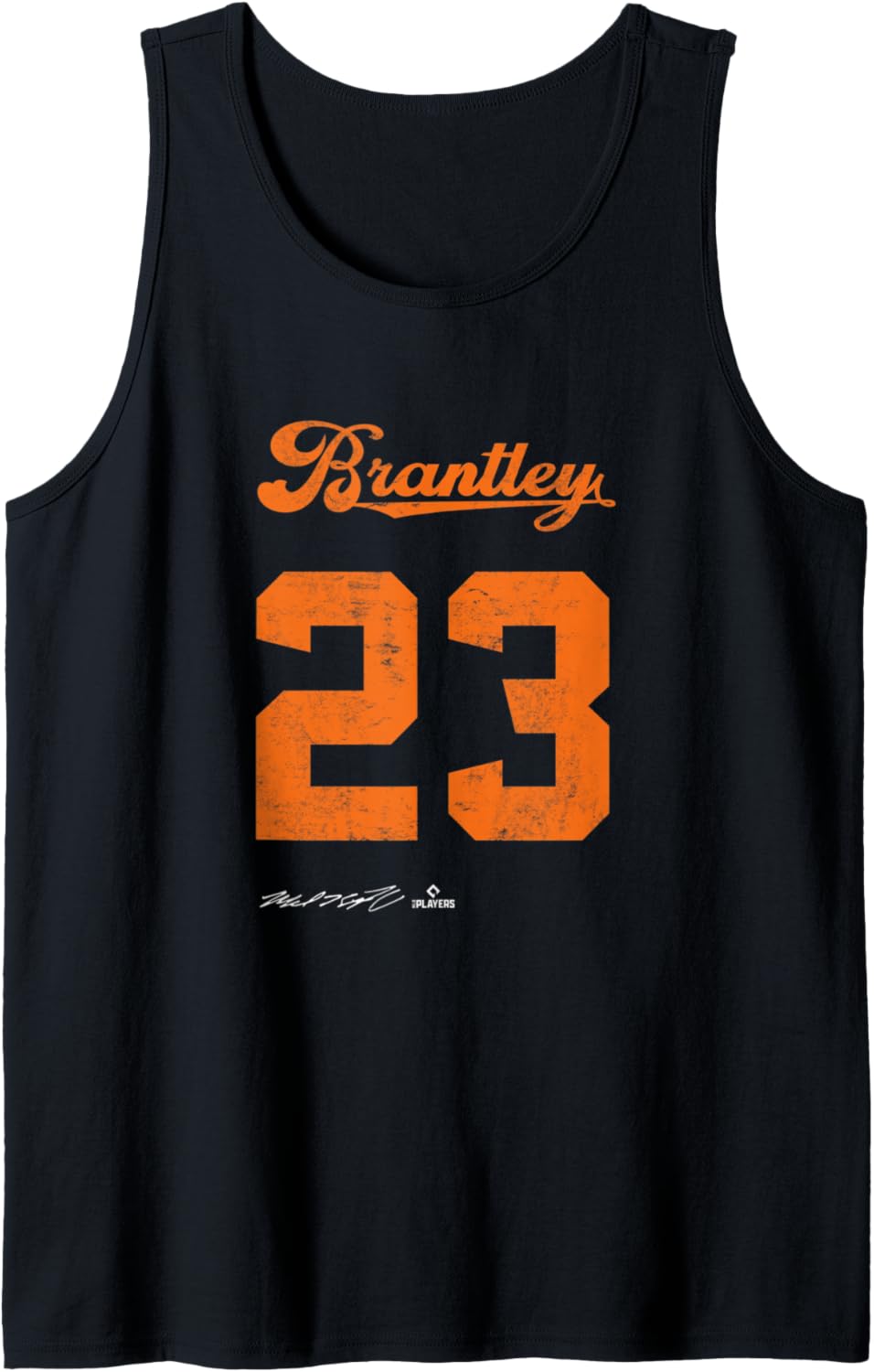 Michael Brantley 23 Michael Brantley Houston MLBPA Tank Top Tank Top | Viral Streetwear Style