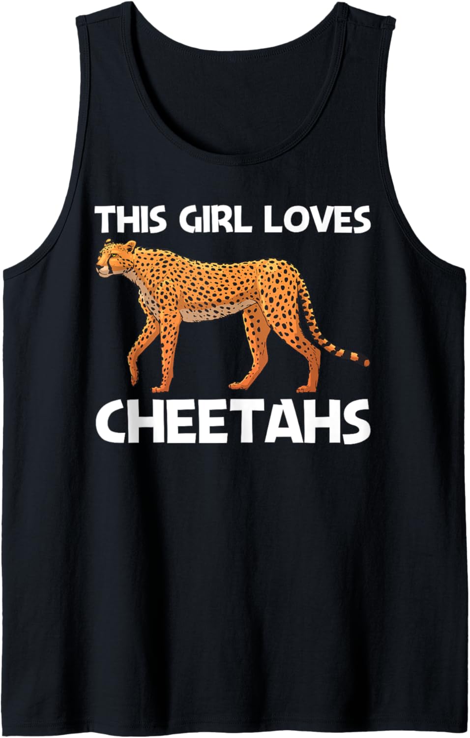 Cool Cheetah Design For Girls Kids Cat Animal Cheetah Lover Tank Top Tank Top Comfort Fit Best Seller Look