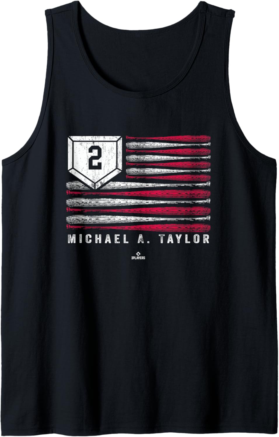 Vintage US Flag Baseball Stripes Michael A Taylor Minnesota Tank Top Tank Top | Perfect Gift Idea