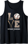 Baseball Love Michael Burrows Prospect Baseball Fan Gear Tank Top Tank Top | US Best Seller