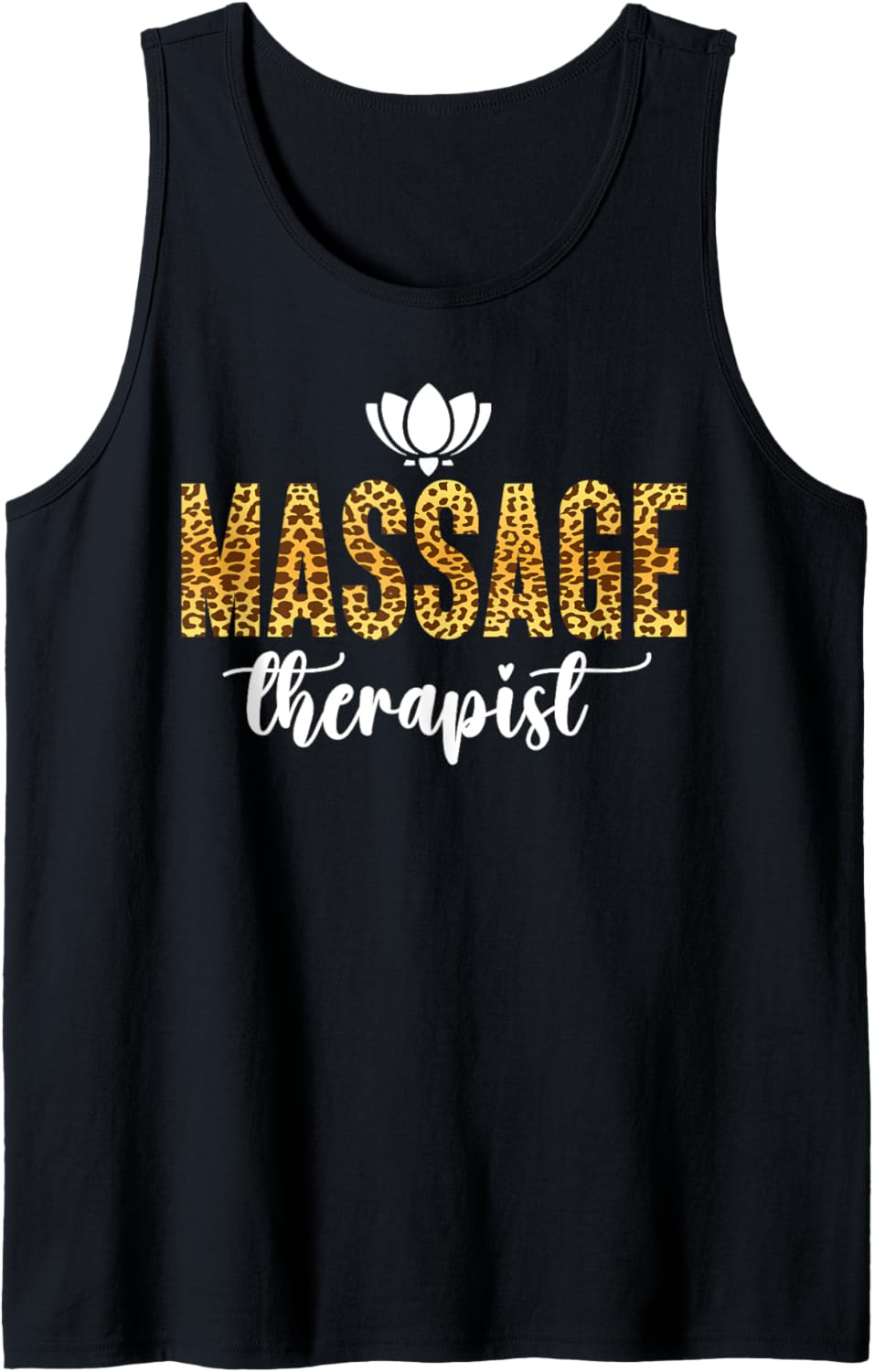 Licensed Massage Therapist Therapy Leopard Cheetah Massage Tank Top Tank Top Comfort Fit Hot Right Now