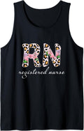 Registered Nurse RN Colorful Leopard Cheetah Print Tank Top Tank Top High Search Demand Hot Right Now