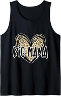 Cute Big Mama Womens Leopard Cheetah Print Heart Grandmother Tank Top Tank Top Streetwear Style Hot Right Now