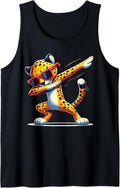 dabbing cheetah wear glasses cute funny cheetah dab animal Tank Top Tank Top Premium Print Fan Favorite