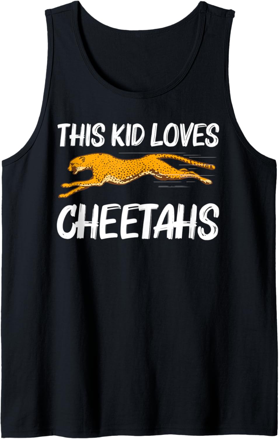 Cute Cheetah For Kids Boys African Safari Wildlife Zookeeper Tank Top Tank Top Premium Print Everyday Wear