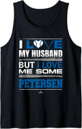 I Love My Husband Michael Petersen Los Angeles Baseball Tank Top Tank Top | US Best Seller