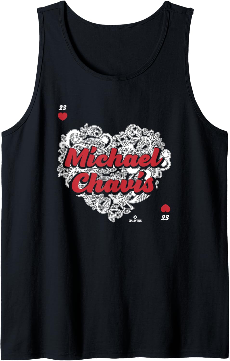 Michael Chavis Queen of Heart Tank Top Tank Top | US Best Seller