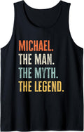Michael The Best, Man Myth Legend, Funny Best Name Michael Tank Top Tank Top | Everyday Casual Wear